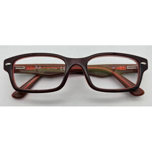 Ray Ban RB1530 3664 Youth Black & Orange Eyeglasses FRAMES ONLY 46-16-125